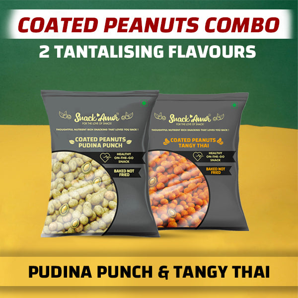 SnackAmor's Nutritious Combo Party Peanut Pack of 2 (100g each) - Snack Amor