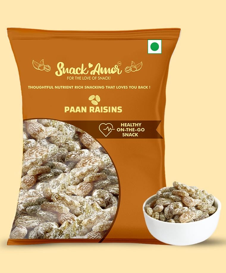SnackAmor's Paan Raisins (Mukhwas) - 100gm