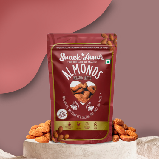 Roasted Salted Almond (170g) - Snack Amor