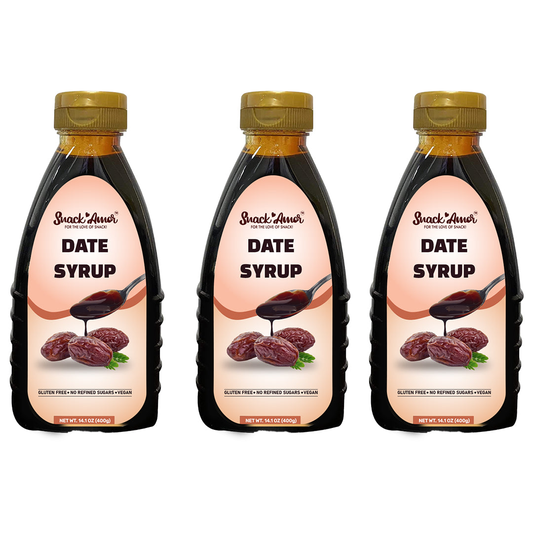 SnackAmor's Natural Date Syrup - Vegan (400gm) - Snack Amor