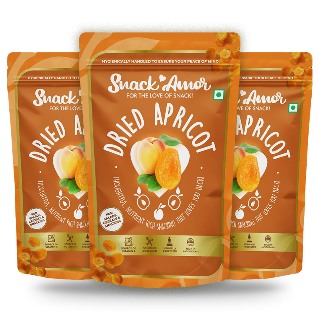 SnackAmor's Premium International Dried Apricots - 200g - Snack Amor