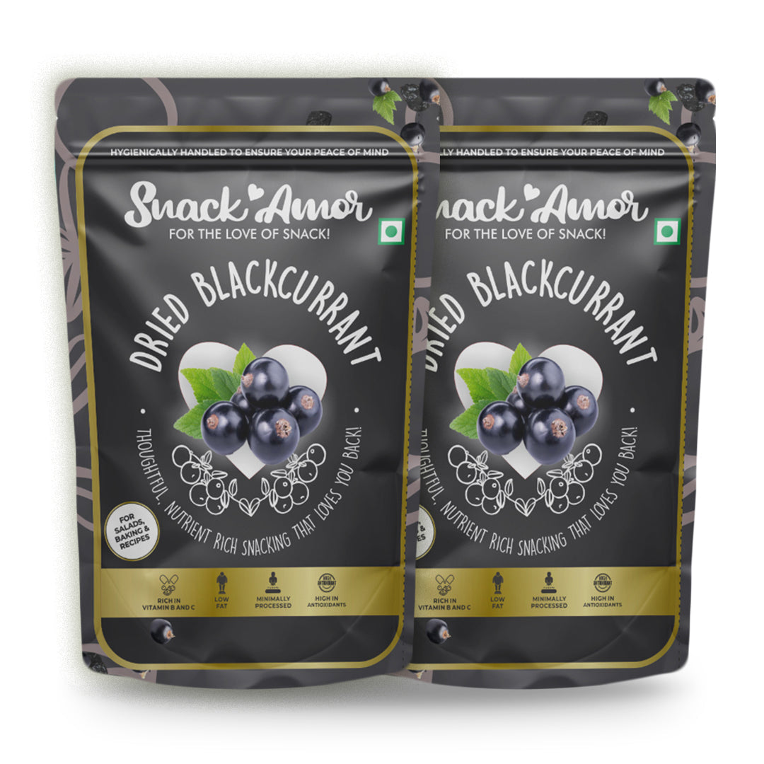 SnackAmor's Premium International Dried Blackcurrants - 100g - Snack Amor