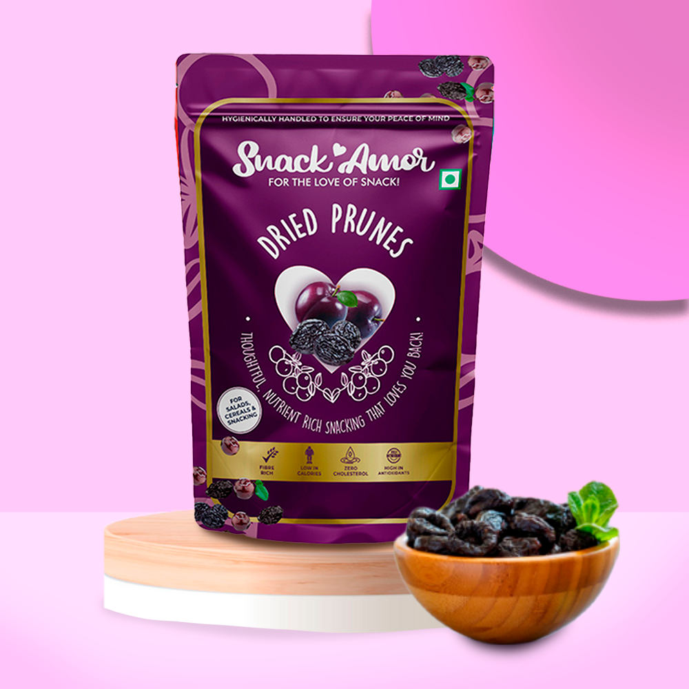 SnackAmor's Premium International Dried Prunes - 200g - Snack Amor