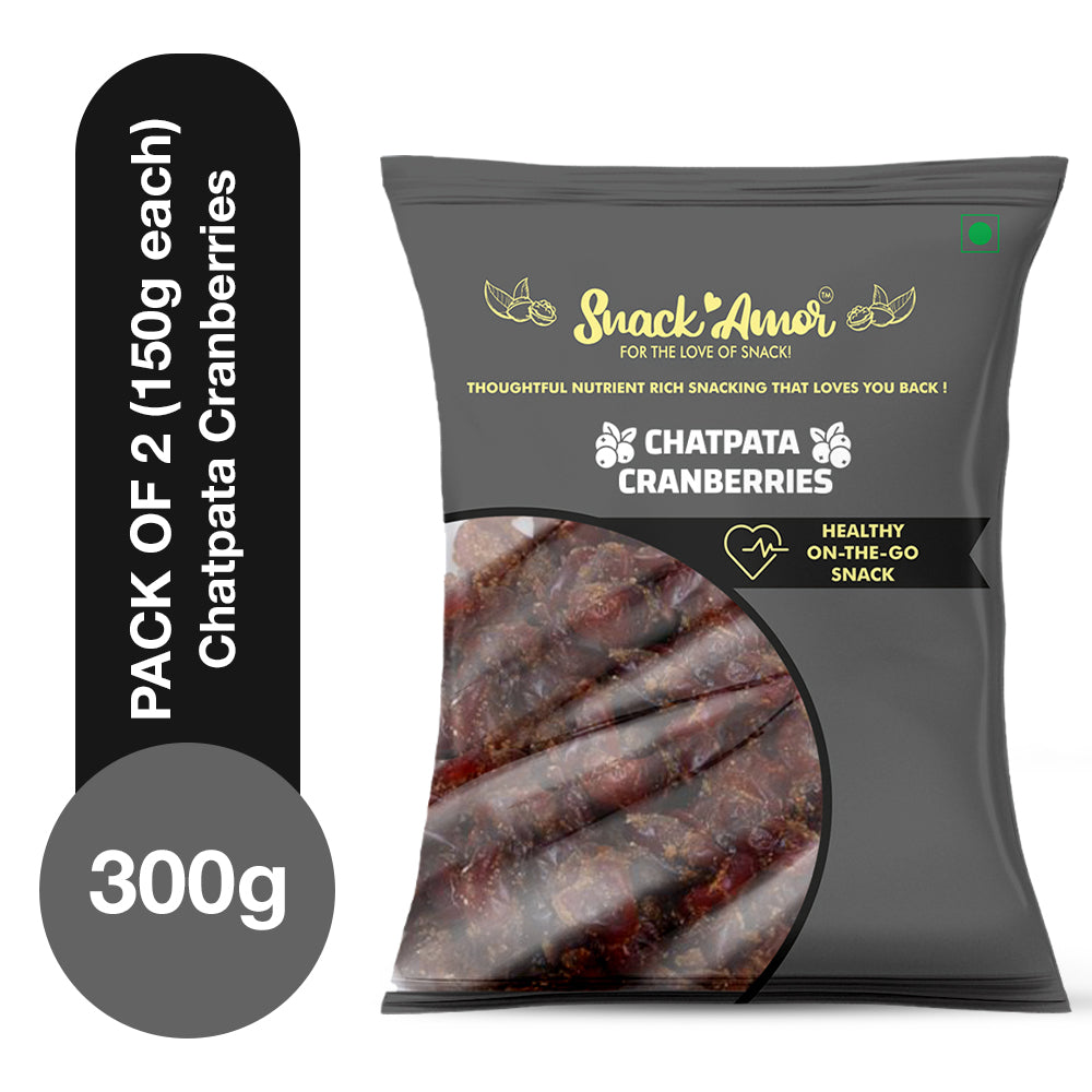 SnackAmor Chatpata Cranberry (150g) - Snack Amor