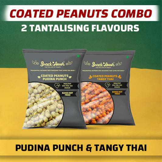 SnackAmor's Nutritious Combo Party Peanut Pack of 2 (100g each) - Snack Amor