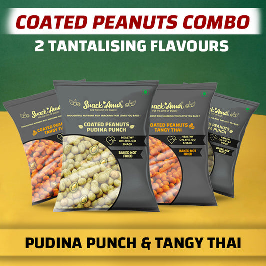 SnackAmor's Nutritious Combo Party Peanut Pack of 4 (100g each) - Snack Amor