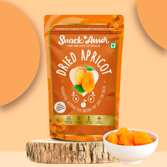 SnackAmor's Premium International Dried Apricots - 200g - Snack Amor