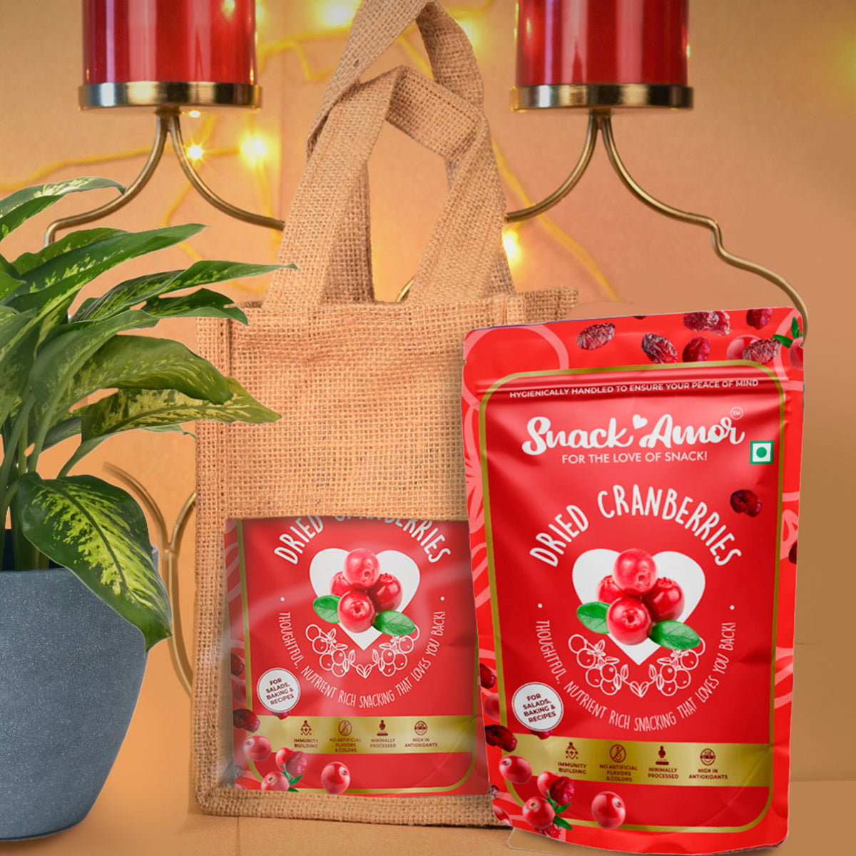 Gift Hamper - Premium Dried Cranberries - Snack Amor