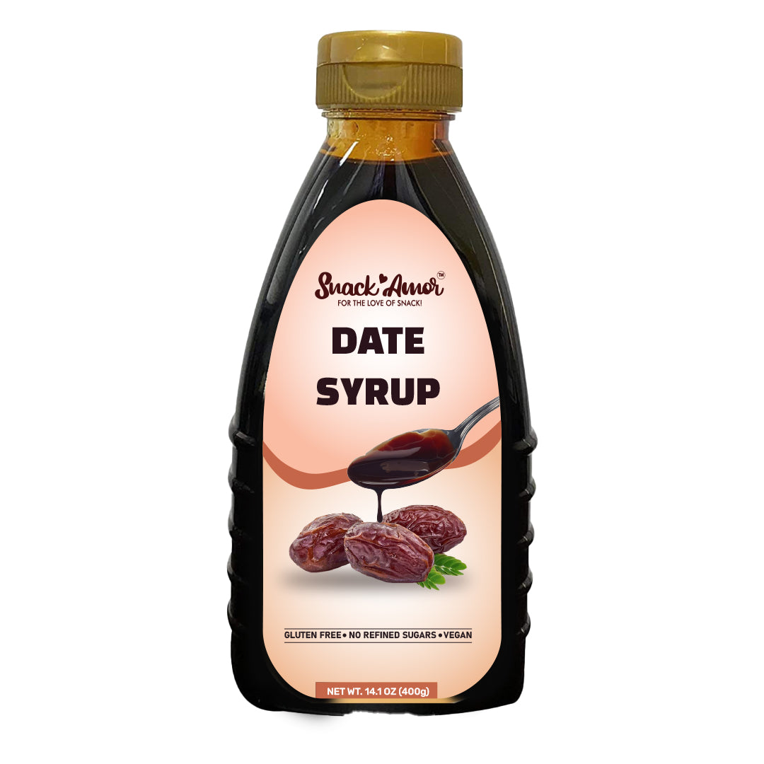 SnackAmor's Natural Date Syrup - Vegan (400gm) - Snack Amor