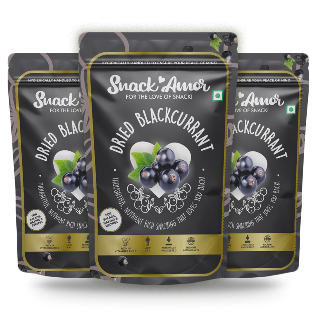 SnackAmor's Premium International Dried Blackcurrants - 100g - Snack Amor