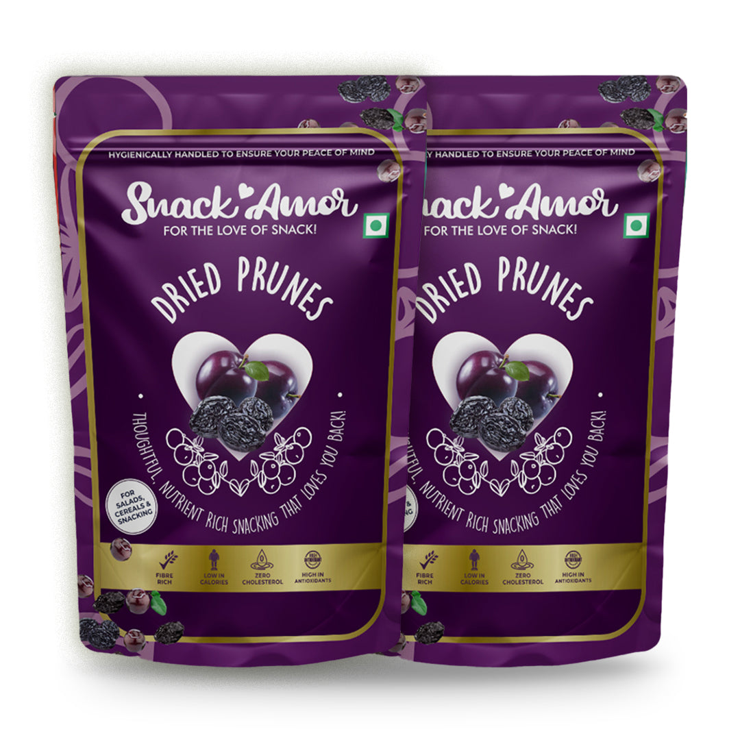 SnackAmor's Premium International Dried Prunes - 200g - Snack Amor