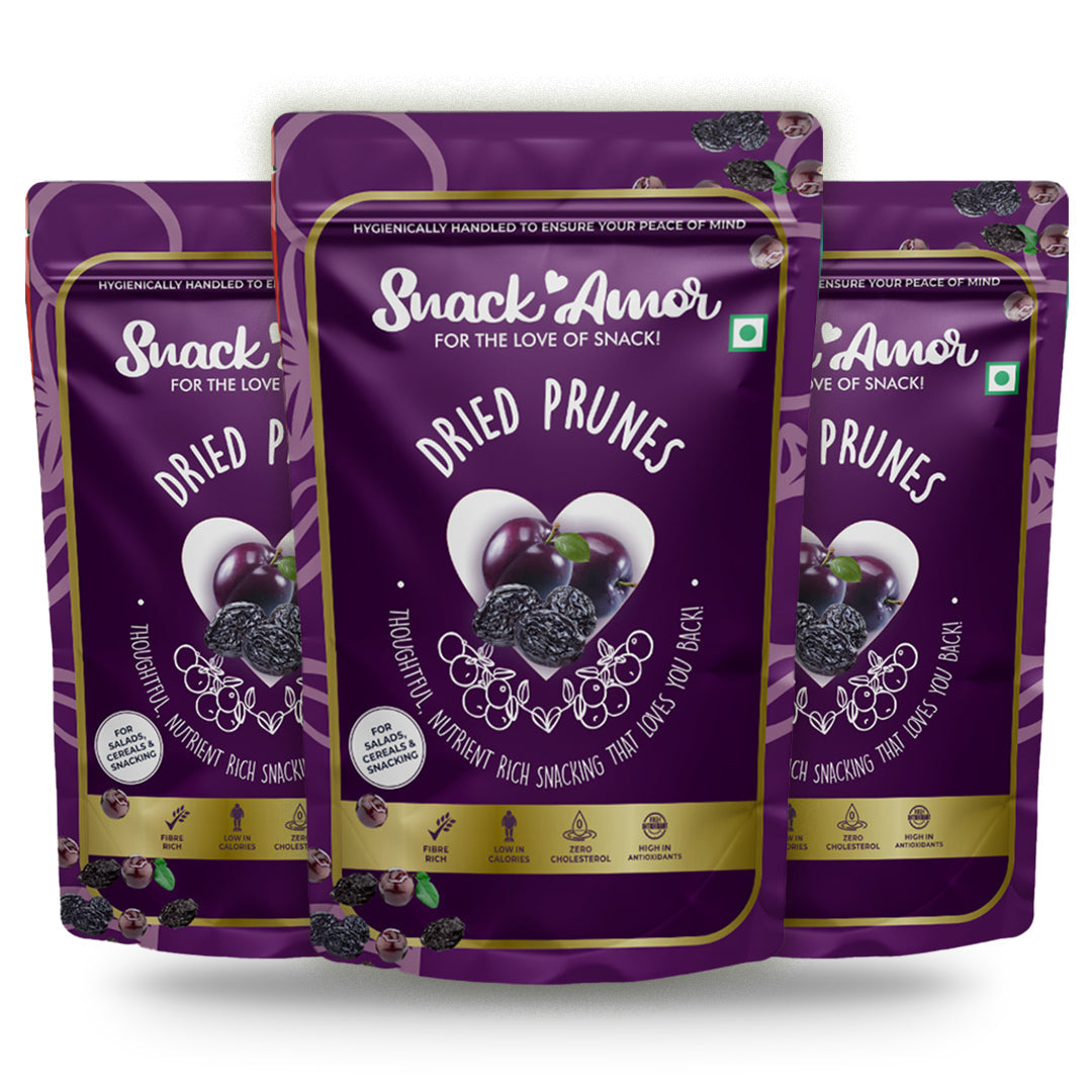 SnackAmor's Premium International Dried Prunes - 200g - Snack Amor