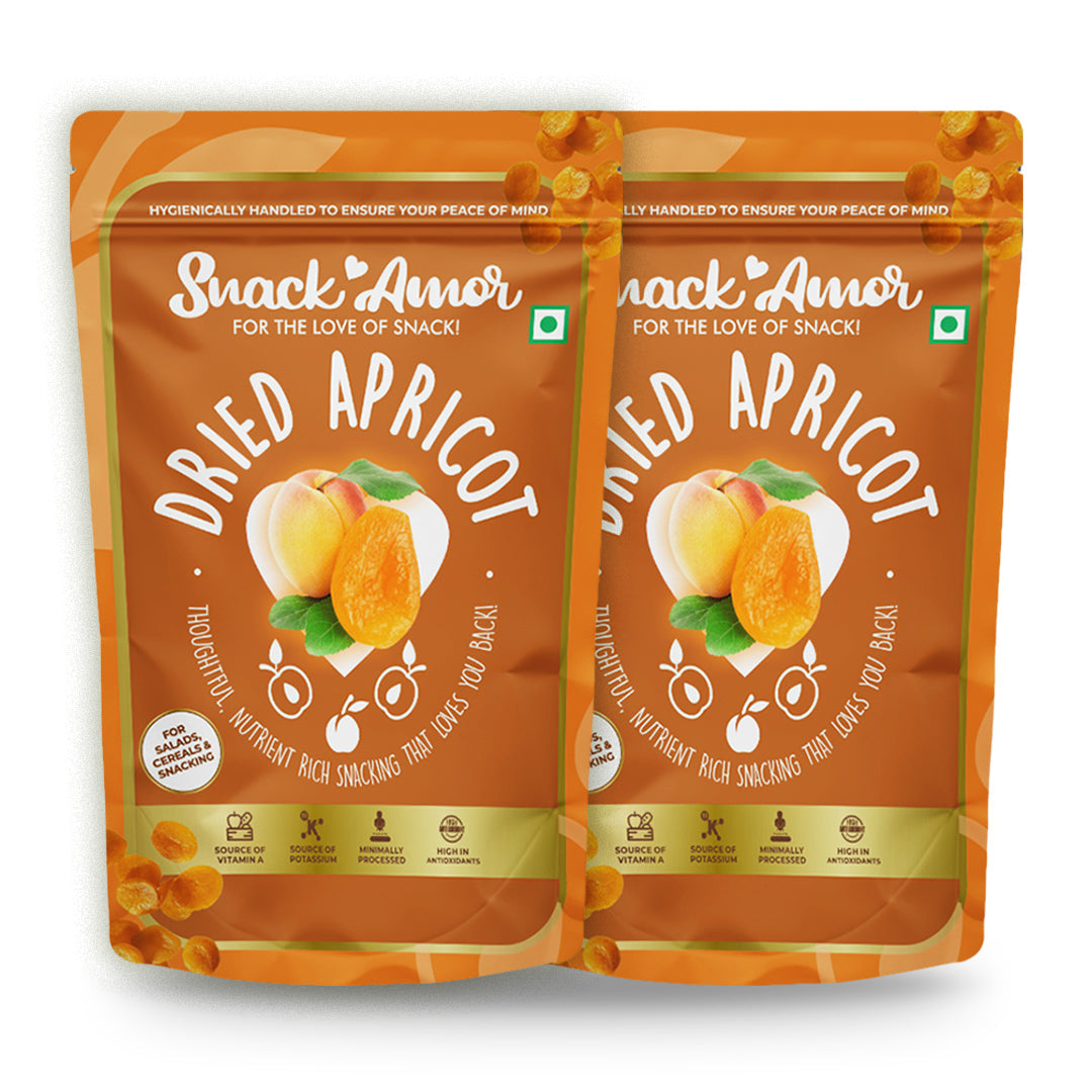 SnackAmor's Premium International Dried Apricots - 200g - Snack Amor