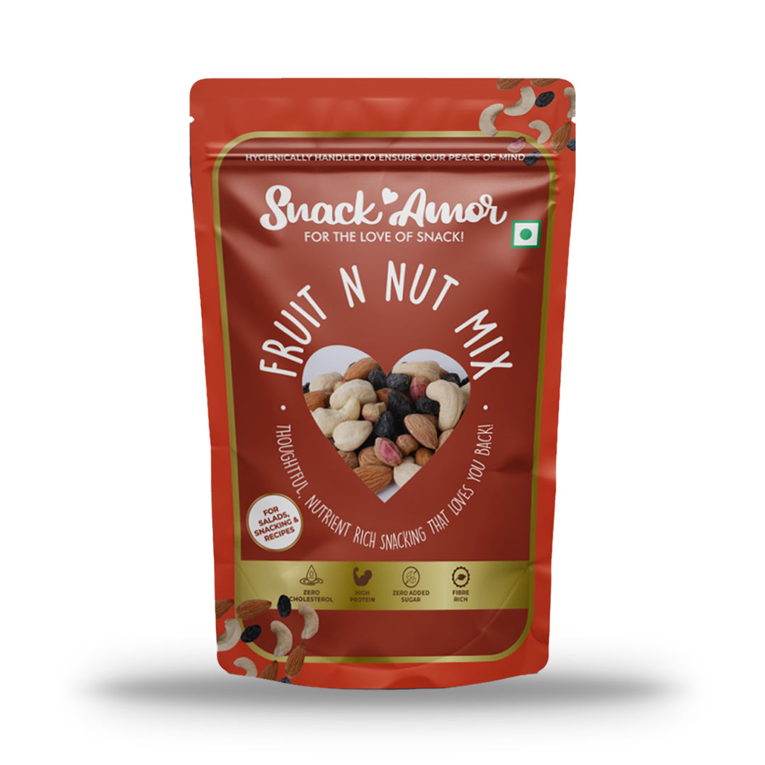 Gift Hamper - Roasted salted almonds (170g) | Fruit and nut mix (200g) - Snack Amor