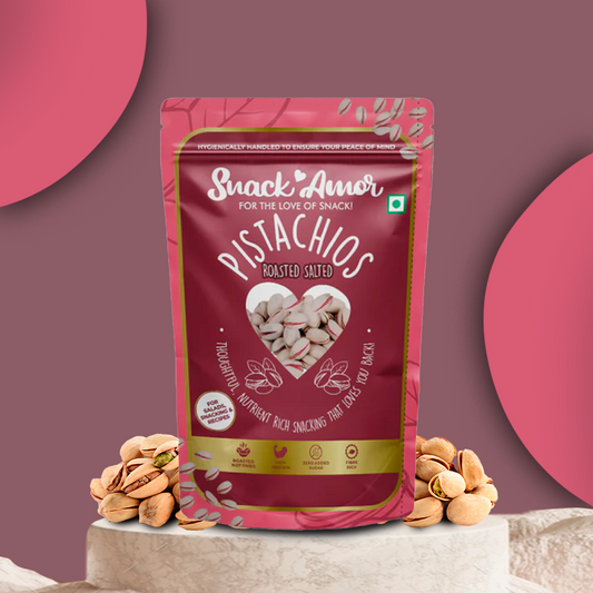 SnackAmor Premium Roasted Salted Pistachio - (170g) - Snack Amor