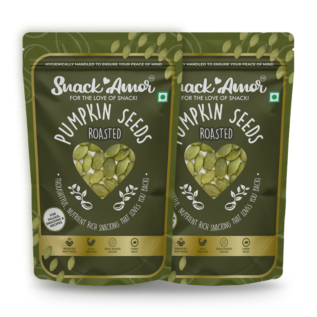 SnackAmor's Premium Roasted Pumpkin Seeds- 200g - Snack Amor
