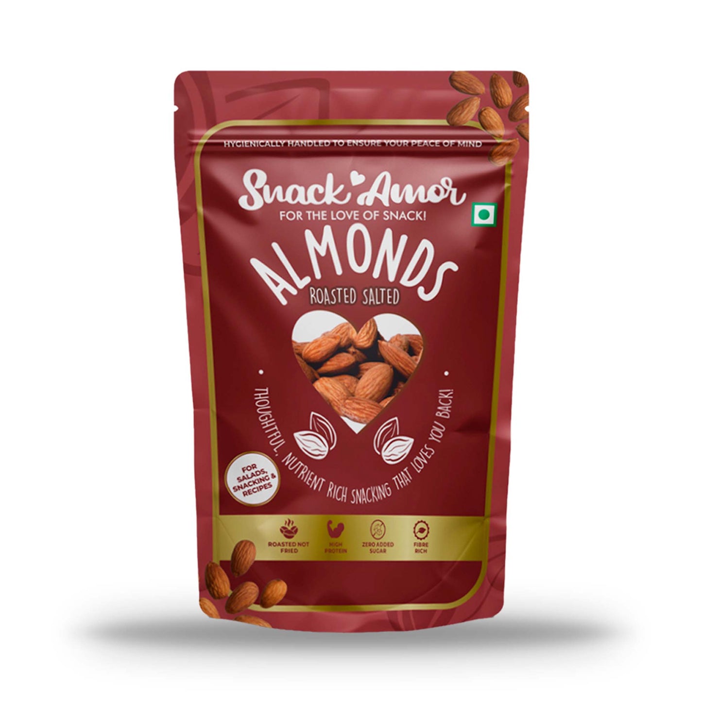 Gift Hamper - Roasted salted almonds (170g) | Fruit and nut mix (200g) - Snack Amor