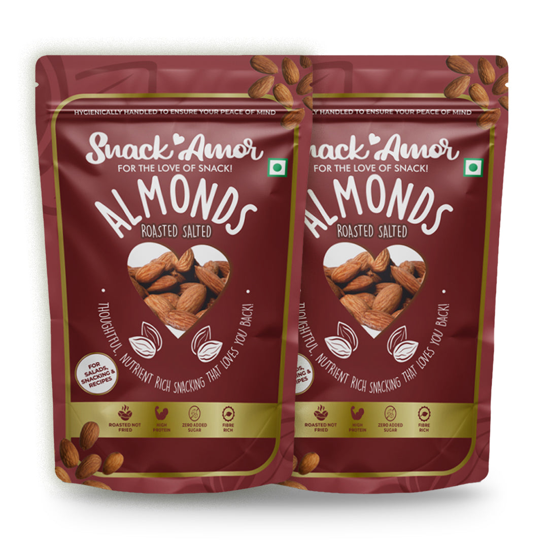 Roasted Salted Almond (170g) - Snack Amor