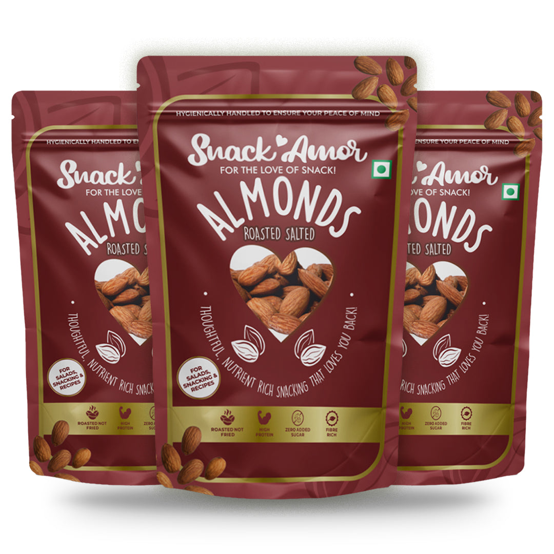 Roasted Salted Almond (170g) - Snack Amor