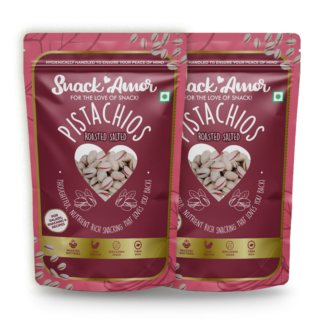 SnackAmor Premium Roasted Salted Pistachio - (170g) - Snack Amor