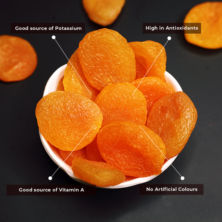 SnackAmor's Premium International Dried Apricots - 200g - Snack Amor